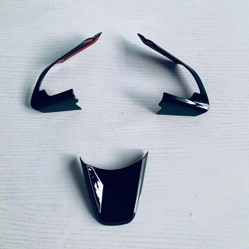 For Suzuki Fronx WDB3S WEB3S 2025 2026 ABS CarbonFiber Car Steering Wheel Trim direction Control Button Frame Cover  Accessories ABS black