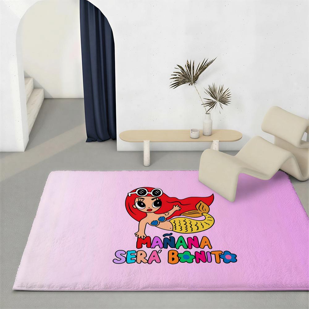 Pop Singer K-Karol GS Floor Mat Eco-Friendly Flannel Doormat Non-Slip Odorless Soft Short Plush Indoor Floor Rug