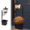 Waterproof Solar Post Lamp Solar Powered Pathway Garden Light Gifts Planter Lamp  Garden Decor