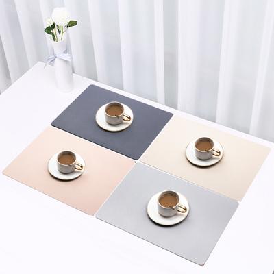 Table Placemat Double-Sided Anti-scald Placemat Easy To Clean Heat Insulation Oil Proof Table Mat for Home