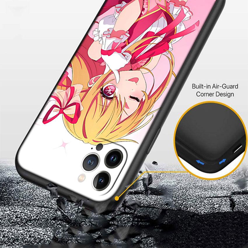 LO79 Oshi No Ko Ai Hoshino Soft Shell Phone Case for Xiaomi Xiaomi Poco M4 M5 M6 M7 X3 X6 X7 F8 Ultra Pro GT NFC