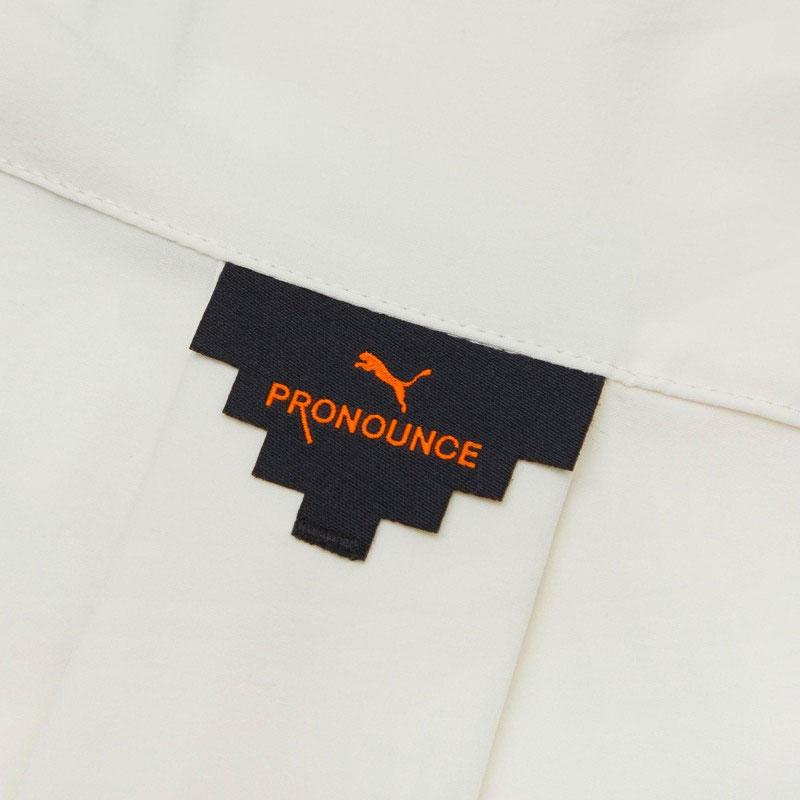 Puma Casual Geometric Loose V-Neck Pattern Printed Short Sleeve Drop Shoulder T-Shirt Men T-Shirts White 532153-93