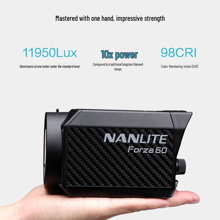 Nanguang Forza60B LED Photography Light for Video and Outdoor Shooting