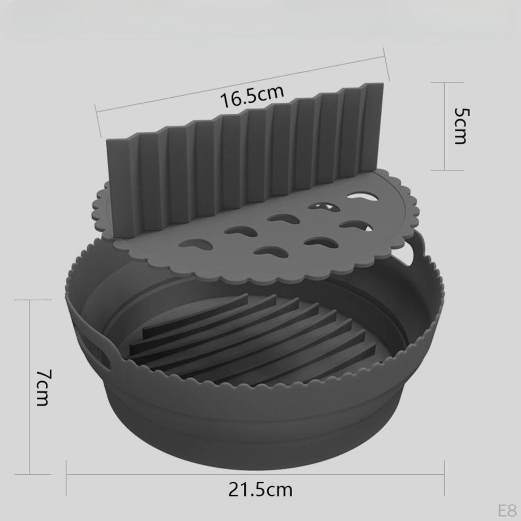 Compact Air Fryer Liner for Easy Cleaning and Cooking