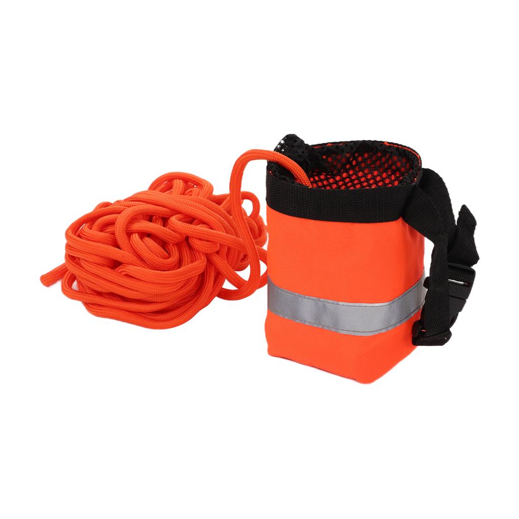 Throw Rope Bag Life Saving Reflective Rope Water Floating Bag Saving Equipment for Water Sports Rescuing