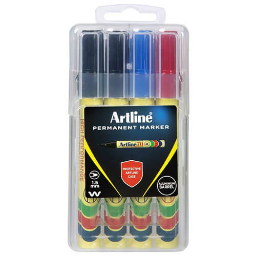 Artline Permanent Marker 1.5mm Bullet (Assorted)