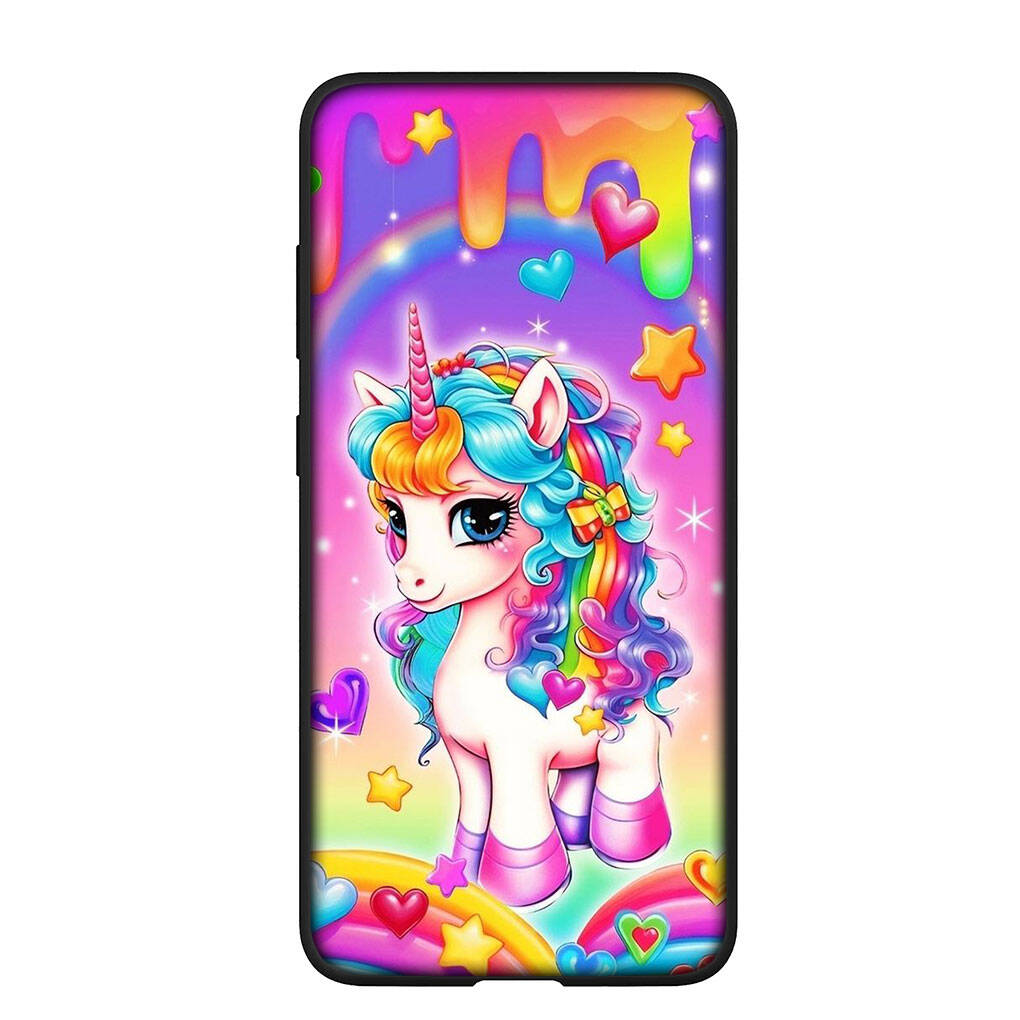 Phone Case for Samsung Galaxy S25 S23 S22 S21 S20 S24 Ultra FE A05 A06 A15 A16 A36 A37 A35 A54 A55 A56 A57 A25 A26 A53 A17 Lovely Unicorn Horse Cover