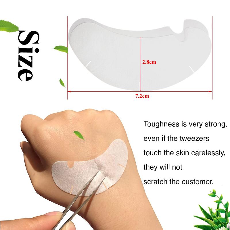 50/100pairs U ShapeEyelash Pads Grafted Gel Patches Under Eye Pads for Eyelash Extension Tips Sticker Makeup Tools