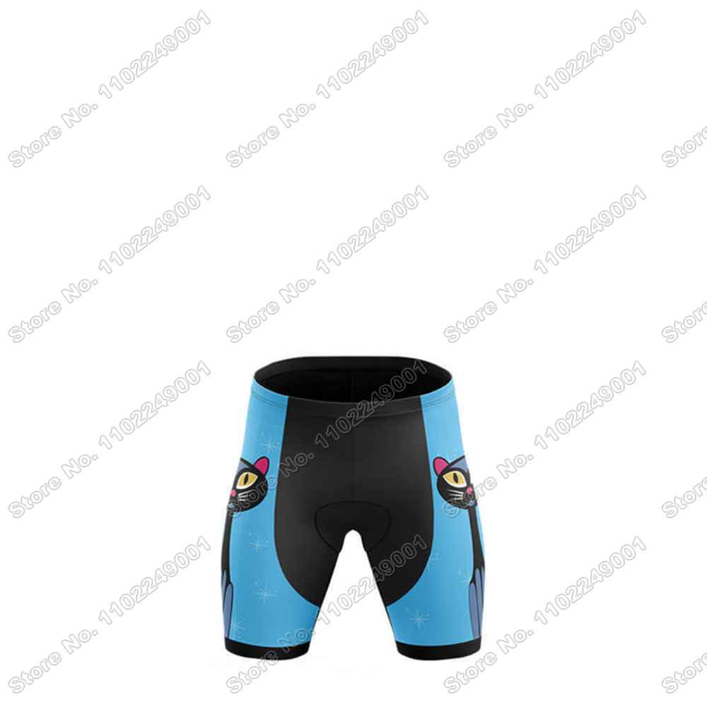 2025 Funny Cat Lady Cycling Jersey Set Women Cute Cycling Clothing Summer Road Bike Shirts Suit Bicycle Pants MTB Maillot
