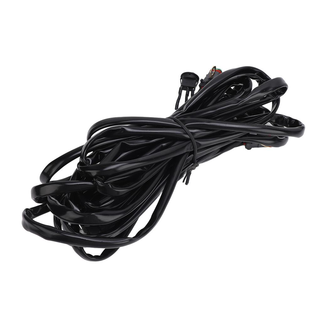 LED-ljusramp Kabelhärva 16AWG Kraftig DC 12V På Av-brytare Strömrelä Säkring för Lastbil ATV UTV Båt