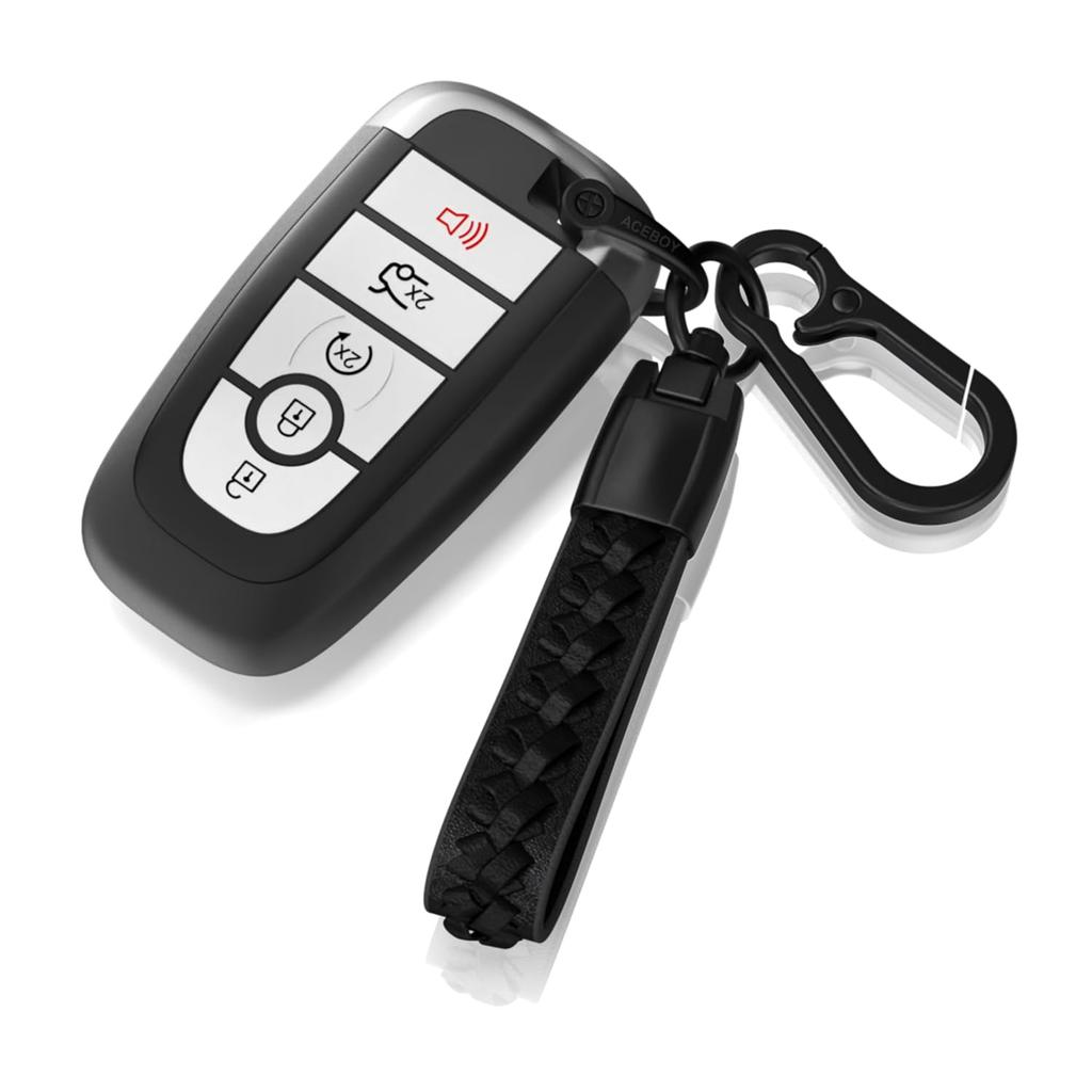 Keychain Fashionable Durable Exquisite Leather Key Bag Car Logo Keychain