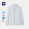 HLA Men's Hooded Lightweight UV Protection Summer Jacket