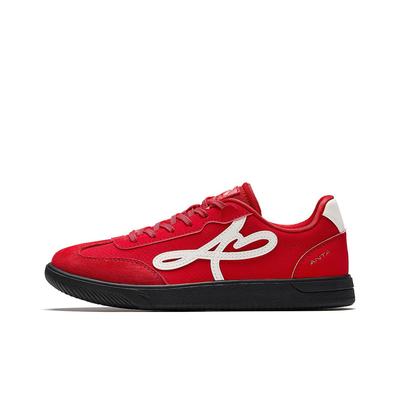 Jie Wan Women Trendy Casual Skate Shoes Red White Black 922618009-7