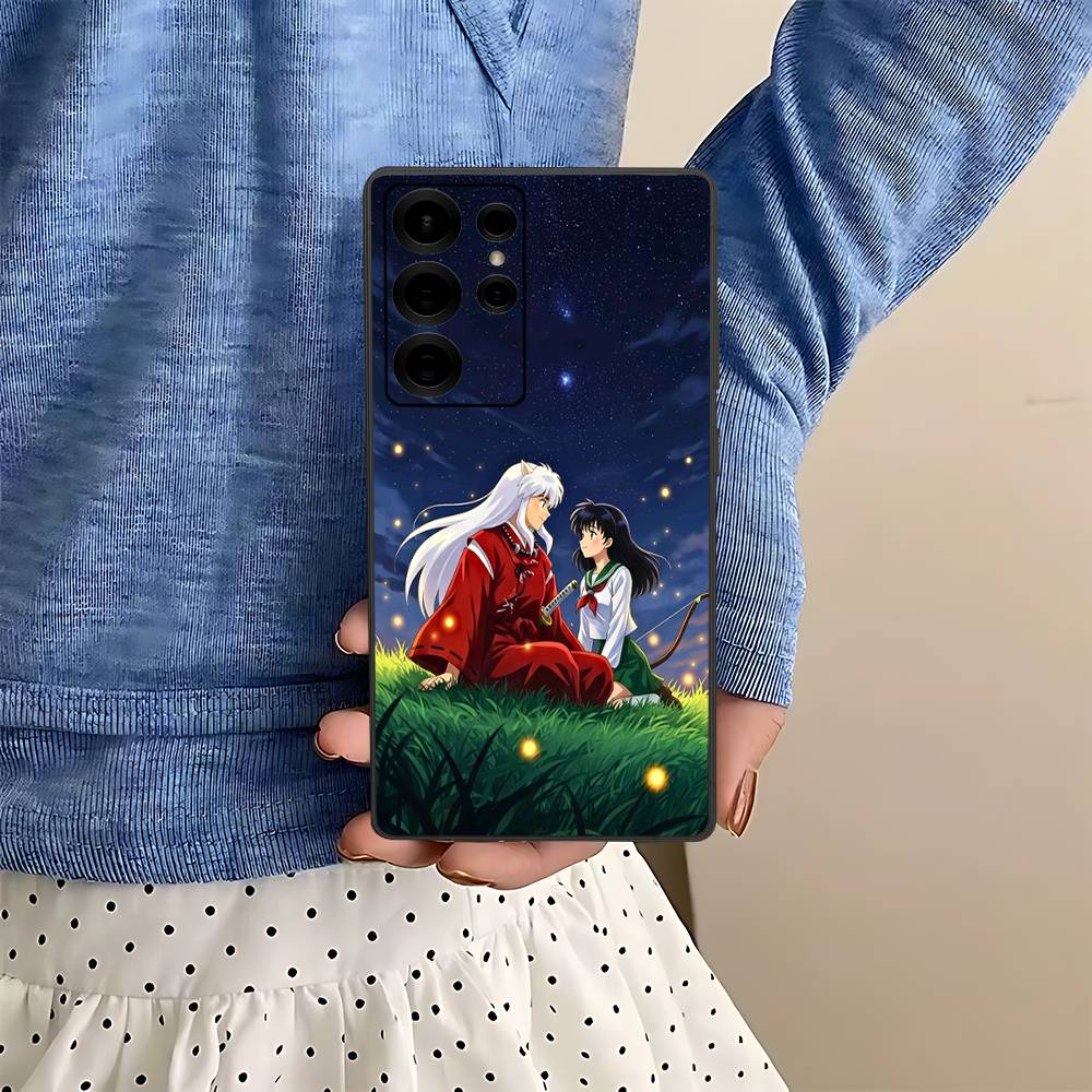 

Amine I-Inuyasha Phone Case For Samsung S 24 fe 25 Ultra plus 20 lite 21 30 22 23 24 22 Ultra 5G Fundas Samsung S24 ULTRA