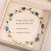 Elegant Zircon-Embellished Tree Branch Bracelet In Eco-Friendly Copper With Gold Plating Unisex Luxury Jewelry Daily Wear