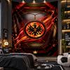 Wall Hanging Tapestry Eintracht Frankfurt Football Print Cloth for Living Room Bedroom Home Decor