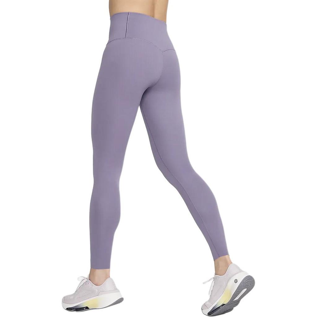 Nike Atmungsaktive High-Waist Neun-Punkt Sportleggings Damen Leggings Lila DQ6016509