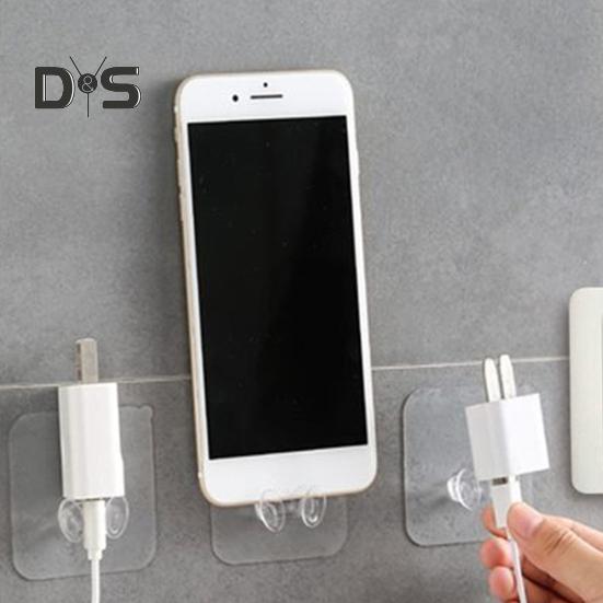 10/20 Peças Ganchos de Armazenamento de Parede Suporte de Cabo Transparentes Fácil de Instalar Adesivos Ganchos Cabide para Gerenciamento de Cabos