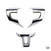 Copertura Decorativa Cromata in ABS per Volante Auto Adesivo per Volkswagen VW GOLF POLO JETTA MK5 MK6 Bora Accessori Auto