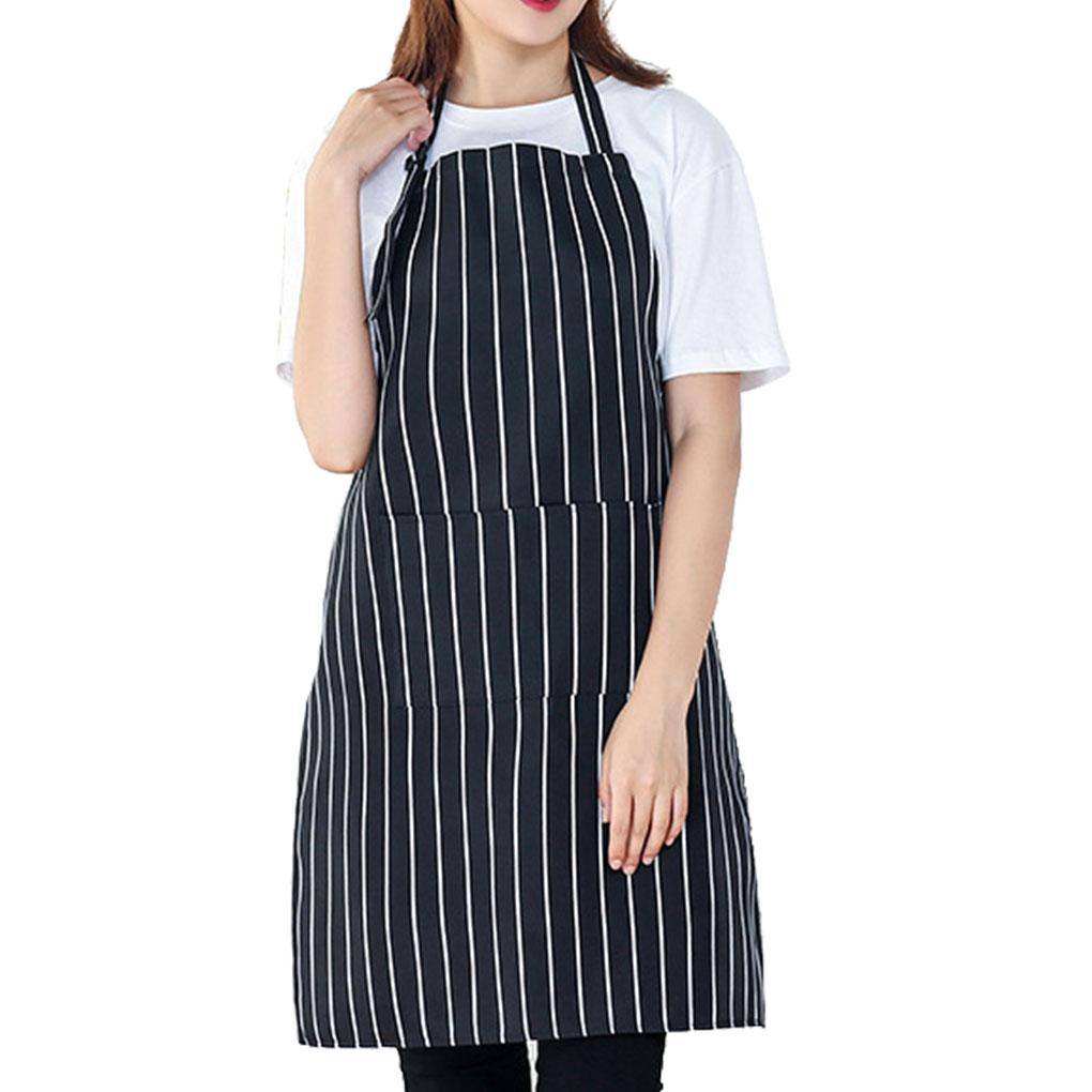 Kochschürze Verstellbar mit 2 Taschen Küchenschürzen zum Kochen DIY Malen Lätzchen Catering Backen für Haushalt Geschirrspülen