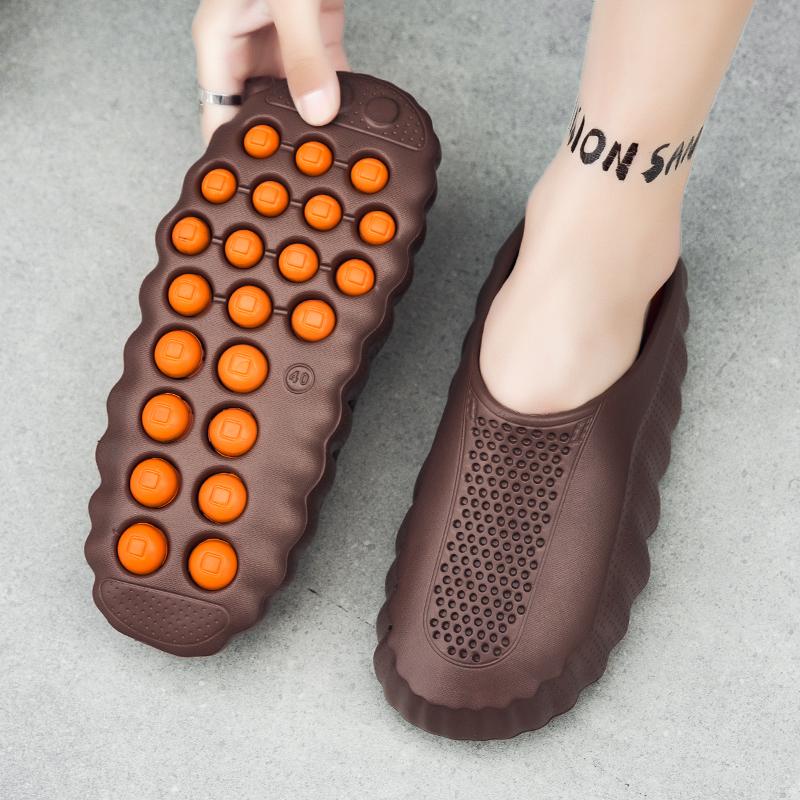 Men Lightweight Casual Slippers Slip On Summer Sandals Everyday Shoes Sizes 40-45 for Home Walking Travel Leisure and Daily Wear