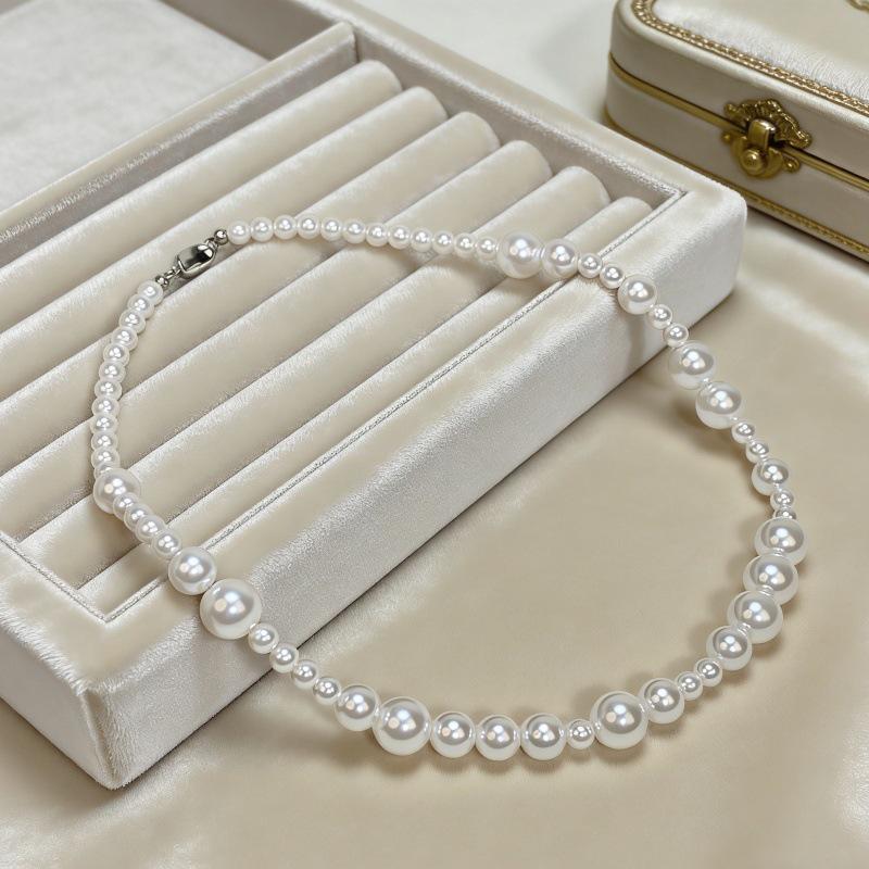 S925 Sterling Silver Bubble Pearl Clavicle Necklace - Elegant & Luxurious Fashion Statement