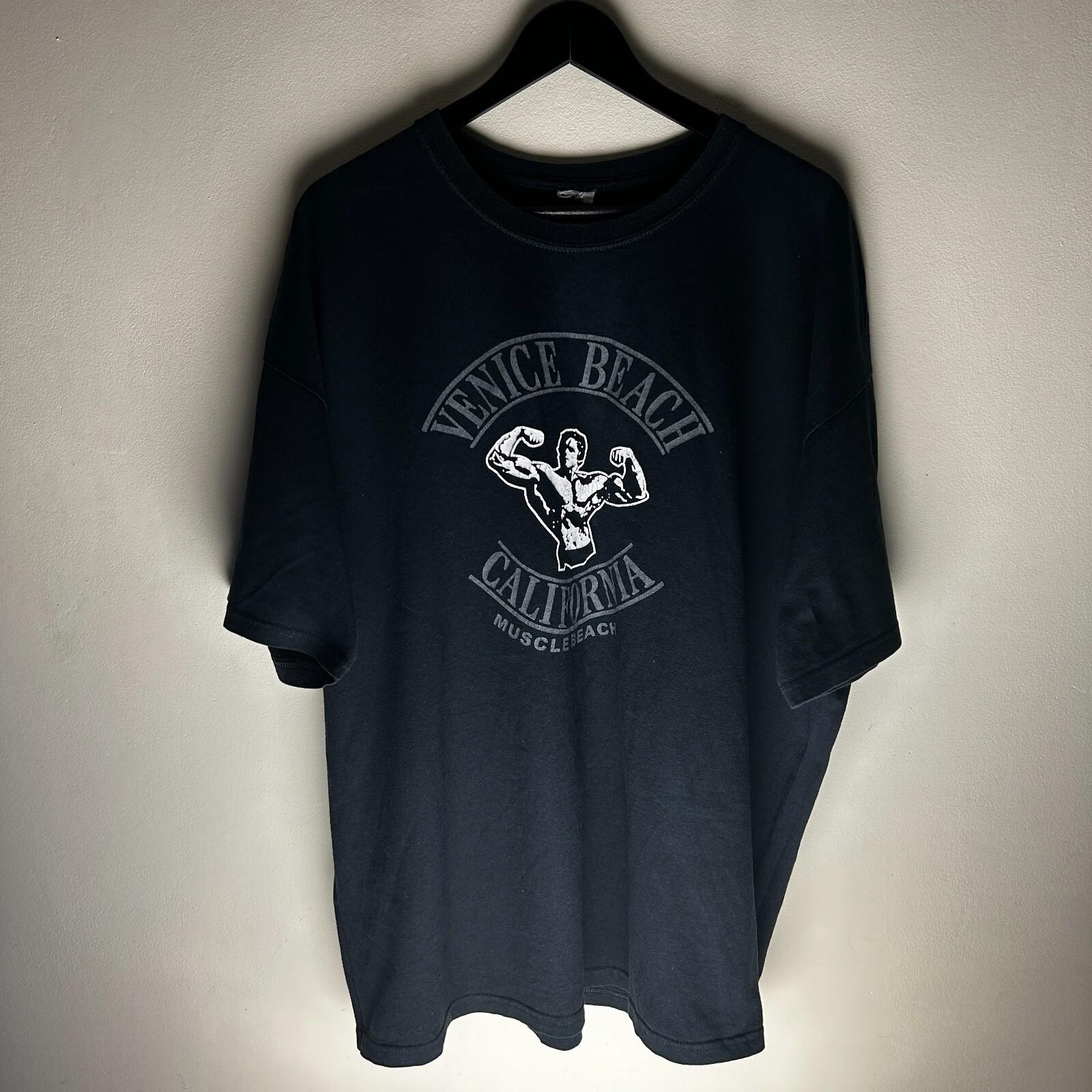 Vintage Venice Beach California Muscle Beach T-shirt Unisex T-Shirt XXL