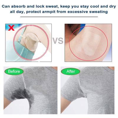 1 Roll Disposable Armpit Prevent Sweat Pads Transparent Underarm Dry Antiperspirant Sticker