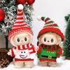 Christmas Doll Outfit Set for 17cm Gen 1/2 Figures Knitted Sweater Clothes with Hat/Sweater/Scarf (No Doll)