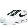 Nike Air Force 1 Air Force 1 Height Increasing Lightweight Breathable Low Top Skateboard Shoes Unisex Black White CW2288-111Team801-)