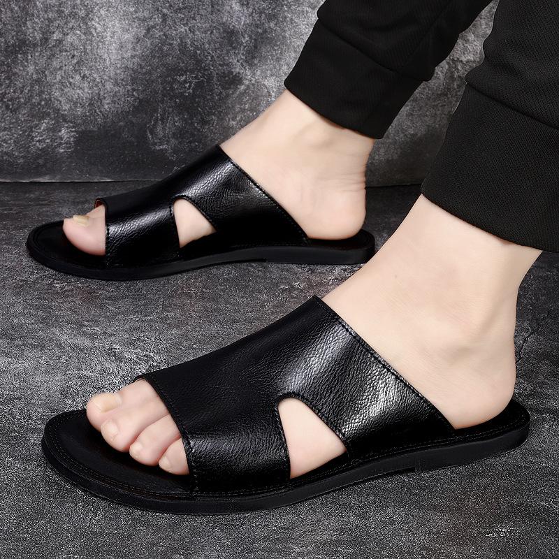 Fisherman's Slippers 2025 Summer Sandals Breathable Slippers Men's Outdoor Beach Shoes Large Size High-end Quality Slippers