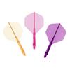 Cuesoul ROST 77 Integrated Flight Big Standard Set of 3 Clear Purple Clear Rose Red Clear Orange 3 Colors Flight S Size CS-77-DB789T-S