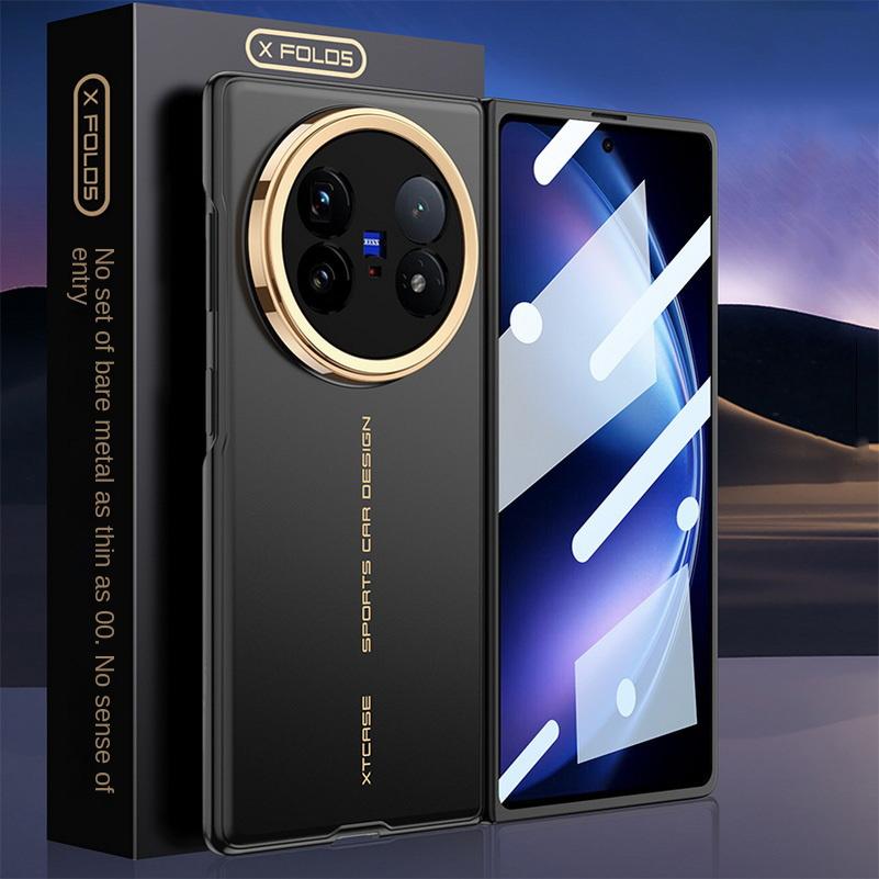 

0.6mm Ultra-thin Micro-Polished Frosted Glass Protective Case for VIVO X Fold 5 fold5 All-inclusive Protect Cover vivo X Fold5