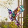 New Colorful Fairy Angel Art Flower Suncatcher Stained Window Hanging Heart Shape Acrylic Pendant For Home Garden Yard Ornament