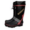 Men's High Top Steel-Spiked Anti-Slip Rubber Rain Boots, Outdoor Fishing & Fashion Snow Shoes