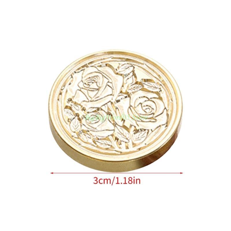 24TE Embosses Sealing Waxes Scrapbooking Stamp Head Waxes Seal Stamp Head Replacement