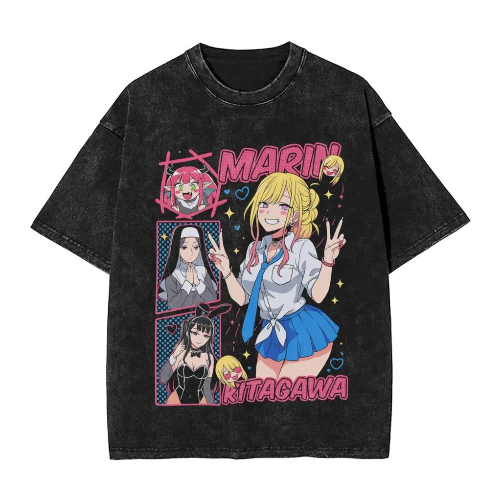 My Dressing Master Makoto Kitagawa Shizuku Kuroe Anime Manga TShirt Street Style Unisex Cotton Top Women And Men Tshirts