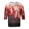 Men's Round Neck Plunger Sleeve T-Shirt Top