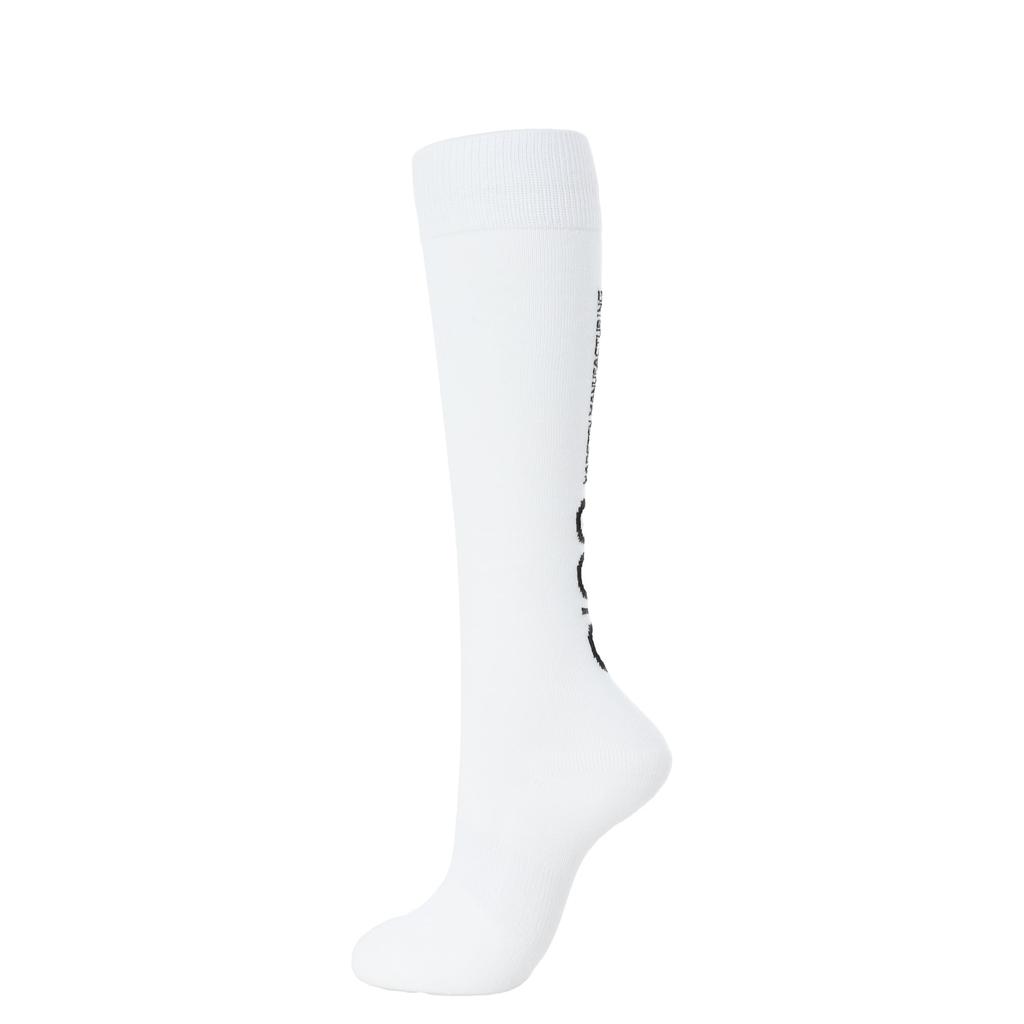 Antibacterial and Deodorizing Knee Socks Golf Socks FR [Ping Apparel] Women's (Brand Logo) / / 622-4186106 030_White