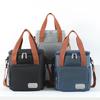 Elegant Multi Compartment Lunch Organizer Insulated Meal Bag with Removable Shoulder Strap Oxford Cloth Food Container