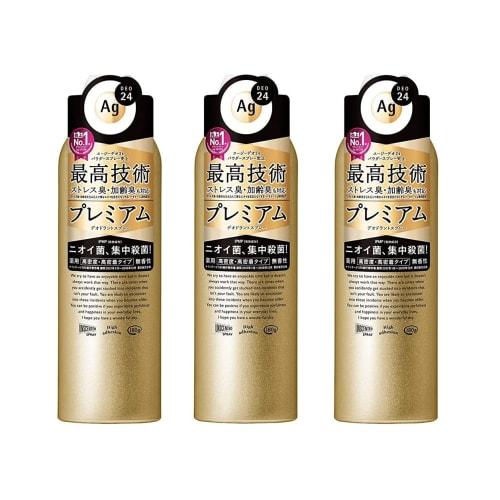 

MP [Set sale] Shiseido AG Deo 24 Premium Deodorant Spray DX Unscented LL (180g) x 3 piece set Antiperspirant Ag Deo 24 [Quasi-drug]