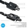 JJC Wrist Strap for Nikon Z Fujifilm Sony A6000 Black Fc, Z50, Z5, X-T50, X-S10, X100V, X-Pro3, X-Pro2, X-T4, X-T3, X-T2, X-T30, X-T20, X100F, ZV-E10,