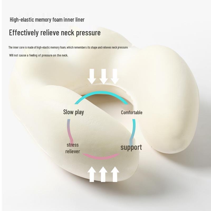 Bluetooth Stereo Music U-Shaped Neck Pillow for Calls and Travel – Perfect for Office, Lunch Break, and Business Trips