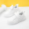 Boys' sports shoes Children's shoes Spring and Autumn new leather waterproof little white shoes Medium and older children's casual dad shoes