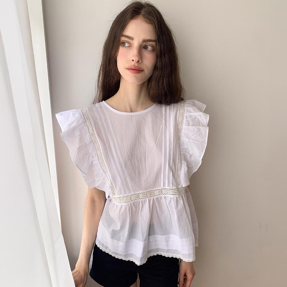 Lilisu Rose Blouse / White