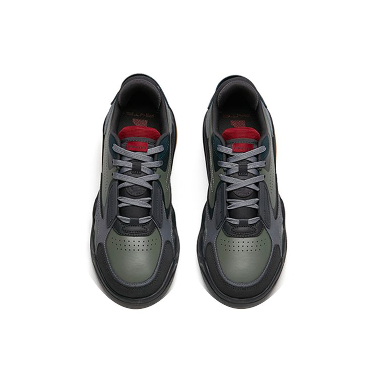 Anta Lifestyle Series Low-Top Sneakers Men Sneakers Blue-Grey 112148092R-3