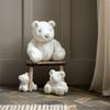 Bambino Bílý plyšový medvěd Velký 31 cm