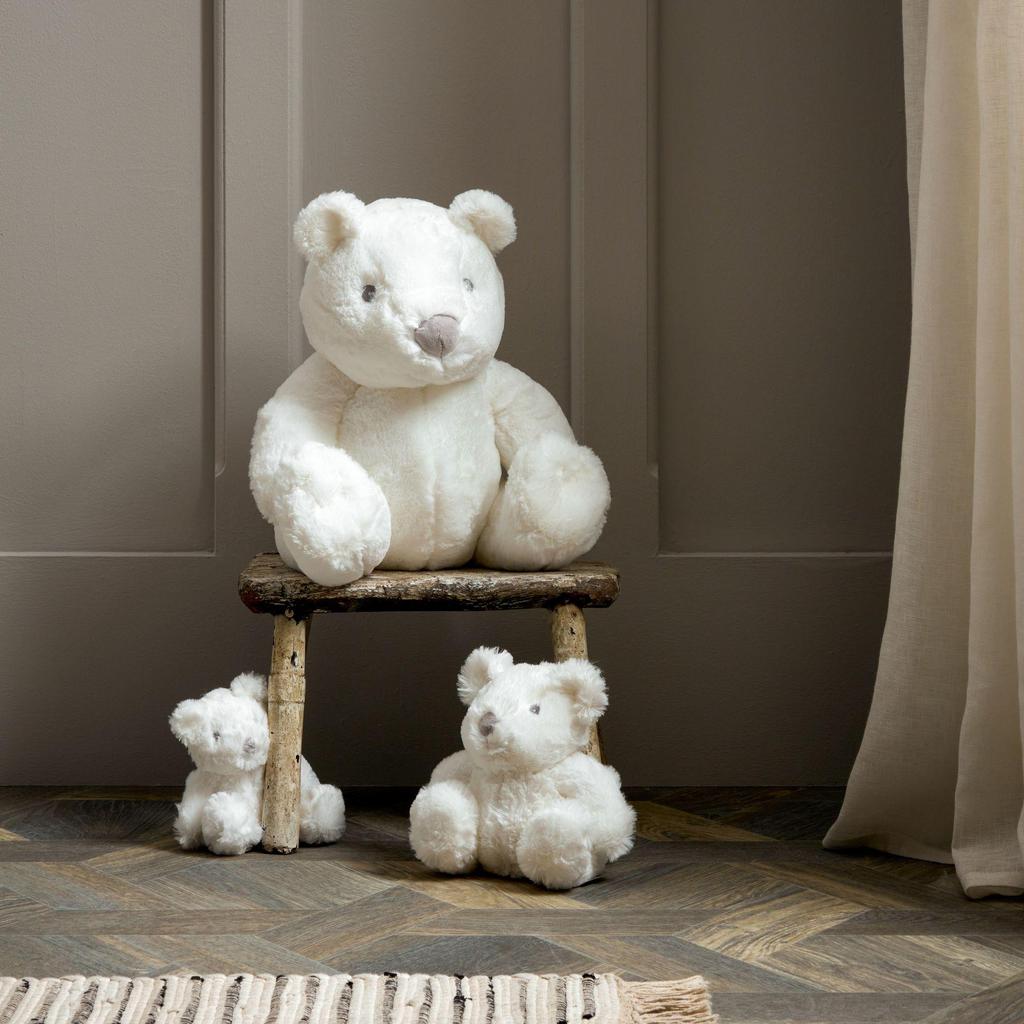 Bambino Bílý plyšový medvěd Velký 31 cm