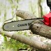 ONEVAN 16 Zoll bürstenlose elektrische Kettensäge, 7980 W, kabelloses Schneidesäge-Elektrowerkzeug für die Holzbearbeitung, Gartenbeschneidung, für Makita-Akku