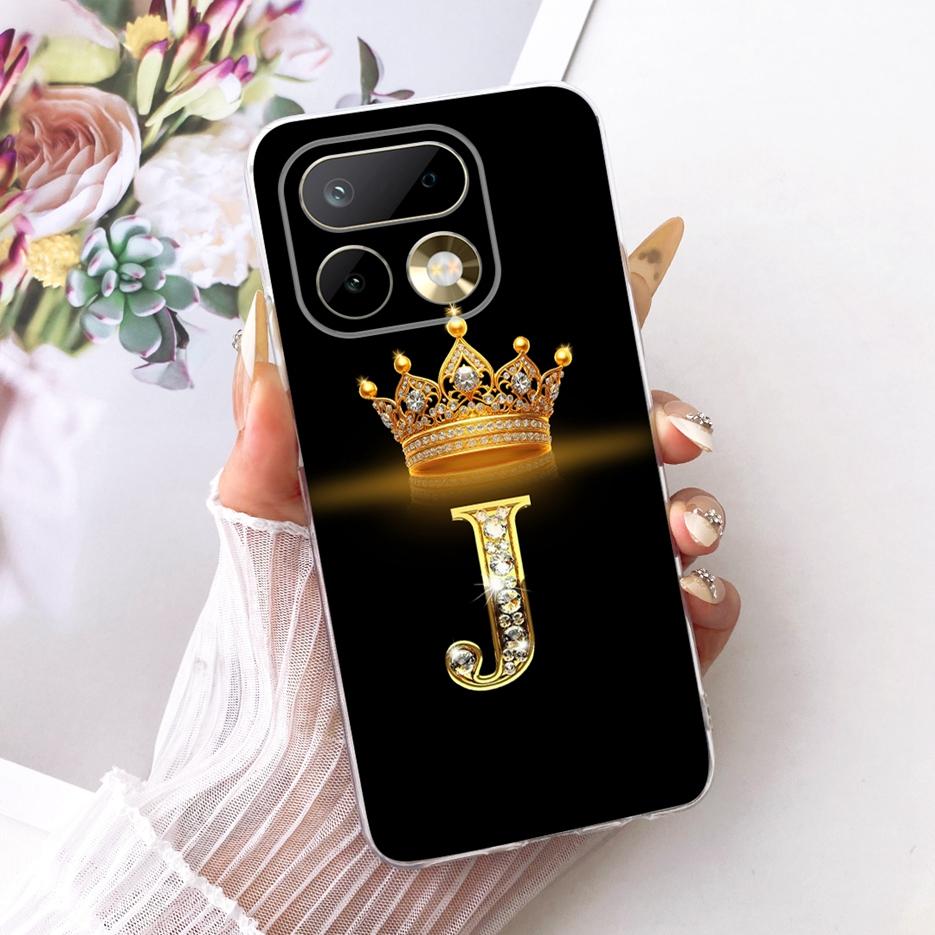 For Realme 16 Pro Case RMX5121 RMX5120 Luxury Crown Letters Cover Soft Slim Phone Case For Realme 16 Pro Plus Realme16 Pro+ Bags